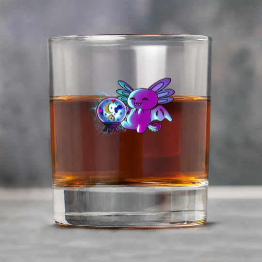 Axolotl Vampire Crystal Ball Rock Glasses