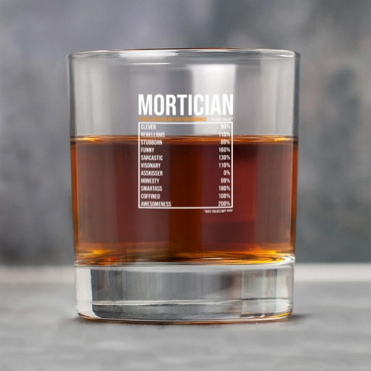 Mortician Daily Value funny Mortician Rock Glasses