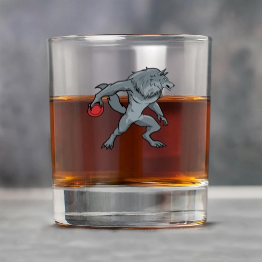 Disc Golf Werewolf Rock Glasses