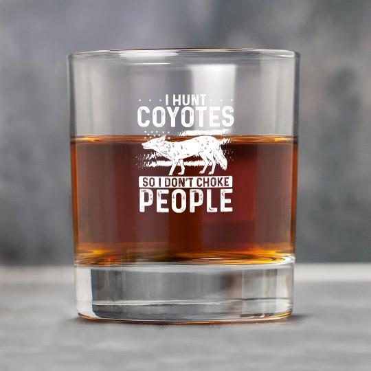 Coyote Trapping Coyote Hunting Yote Hunting Gift Rock Glasses