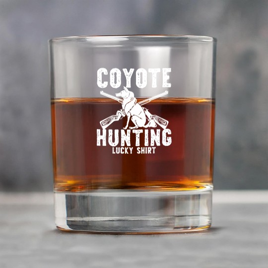 Coyote Trapping Coyote Hunting Yote Hunting Gift Rock Glasses