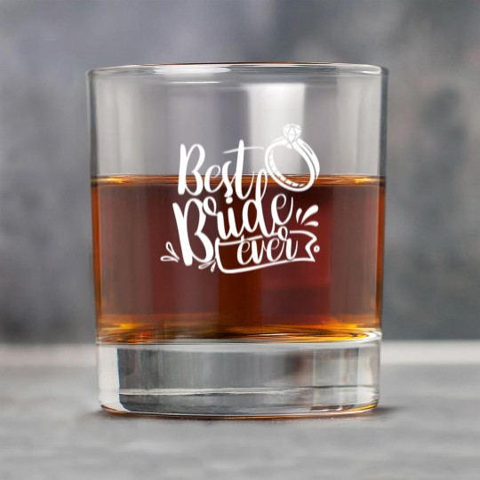 Best Bride Ever Wedding Bachelorette Party Cute Rock Glasses