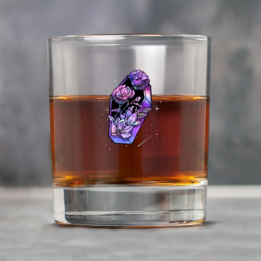 Coffin of Roses Rock Glasses