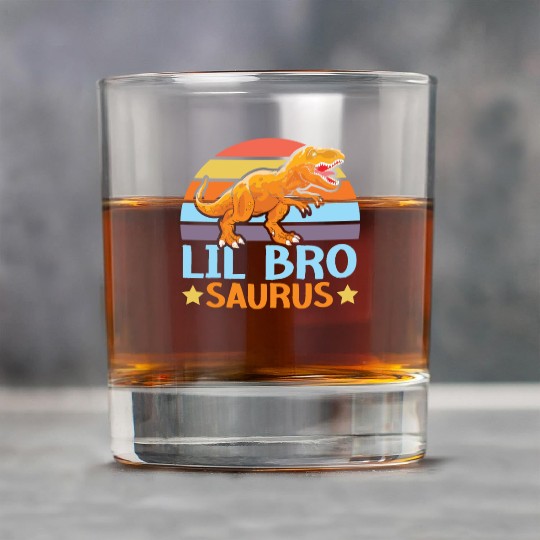Lil Bro Saurus Best Bro Ever Brotherhood Dinosaur Rock Glasses