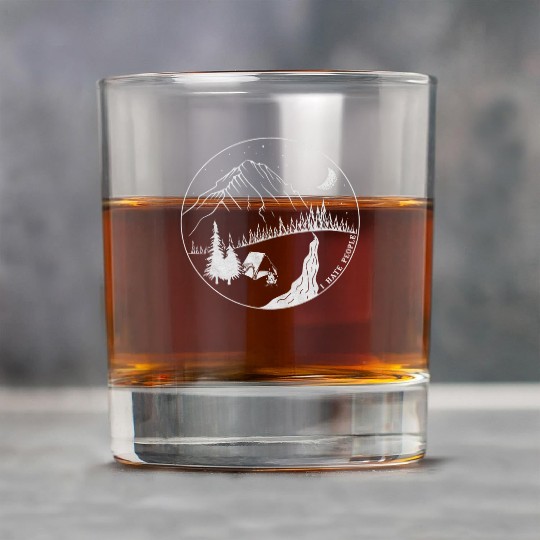 I Hate People Camping Rock Glasses