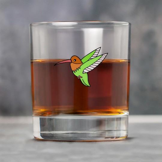 A Sweet Hummingbird Rock Glasses