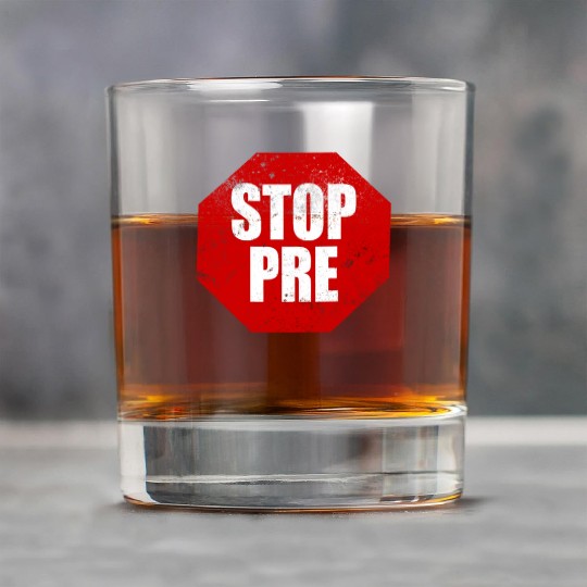 Stop Pre Marathon Running Gift Runner Stop Pre Rock Glasses