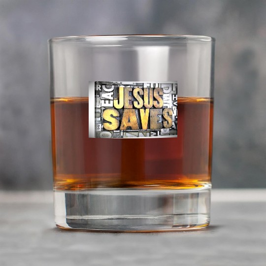jesus saves Rock Glasses