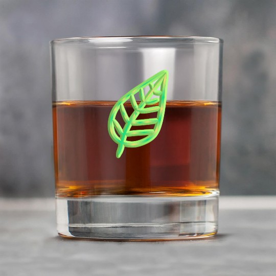 leaf icon nature green thick Rock Glasses