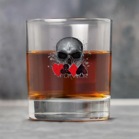 Heavy Metal Punk Poker Skull Rock Glasses