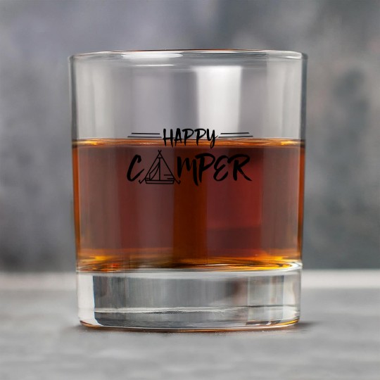 Camping Happy Camper Rock Glasses