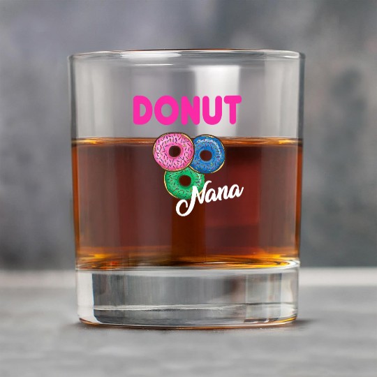 Womens Nana Donut Rock Glasses Grandmother Donut Lover