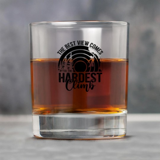 The Best View Comes When Hiking, Mountaineering Rock Glasses