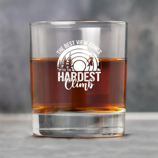 The Best View Comes When Hiking, Mountaineering Rock Glasses