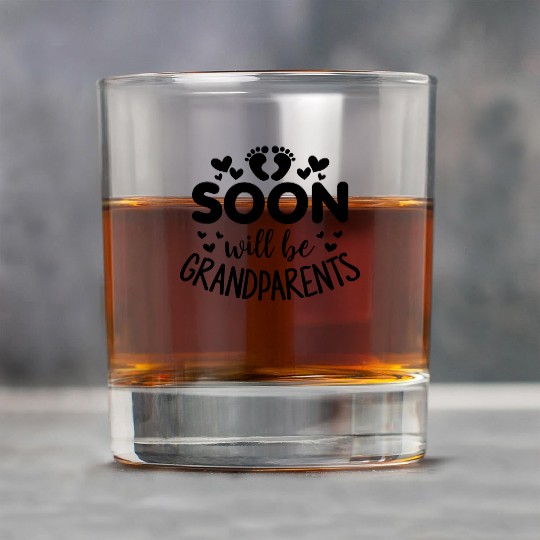 We Will Soon Become Grandparents, Be Grandparents Rock Glasses