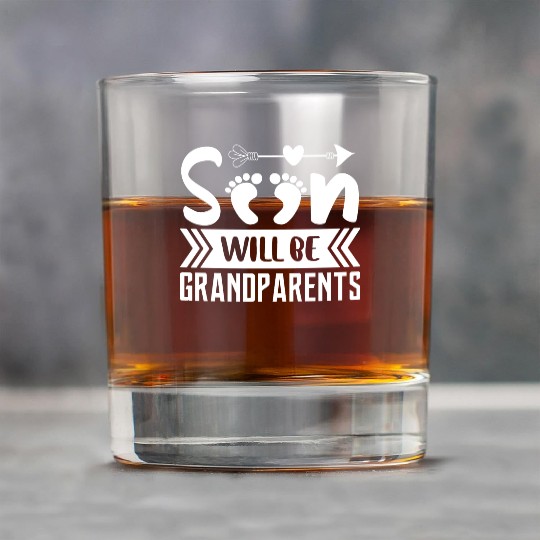 We Will Soon Become Grandparents, Be Grandparents Rock Glasses