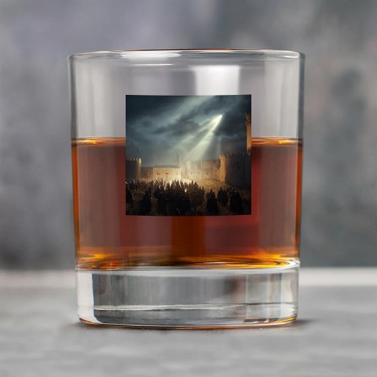 Medieval castle with army version 4 Rock Glasses