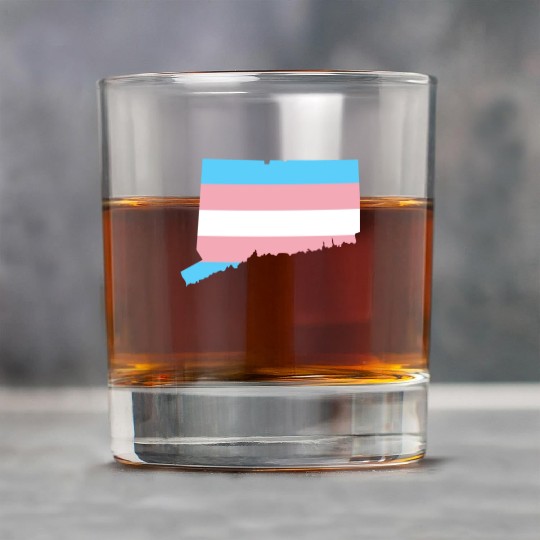 Trans Flag Connecticut LGBT Pride Support Rock Glasses