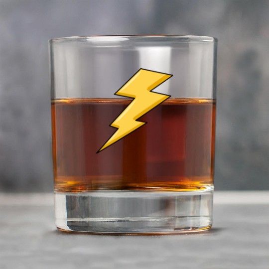 Bolt of lightning, lightning, bolt Rock Glasses