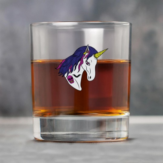 Goth Unicorn Zombie Gothic Occult Halloween Rock Glasses