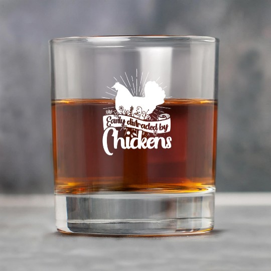 Chickens Rooster Chicken Farmer Hen Poultry Cock Rock Glasses