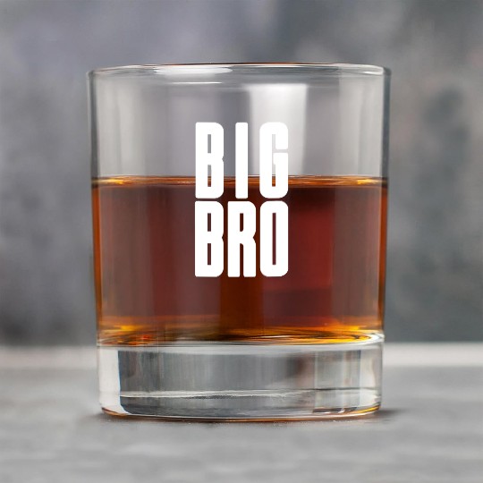 Big Bro Siblings Men Kids Adult Fraternity Frat Rock Glasses