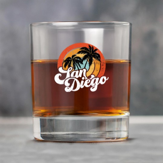 San Diego Gift San Diego Summer Lover Rock Glasses