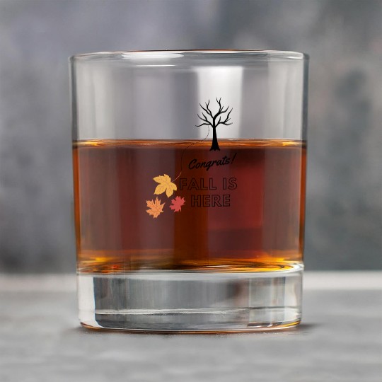 Happy fall Rock Glasses