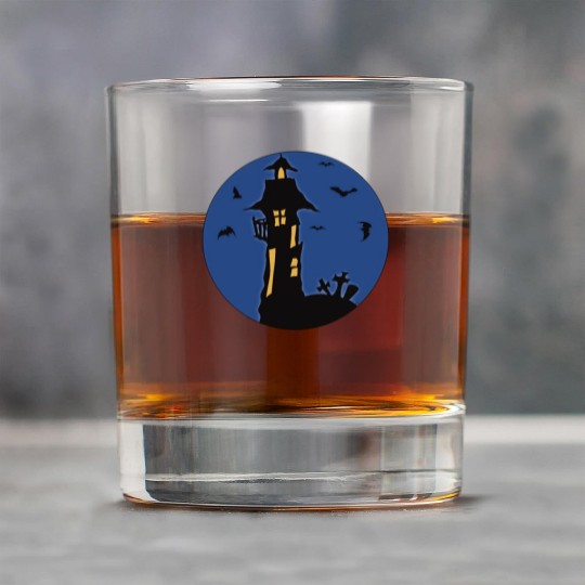 Halloween Haunted House Rock Glasses