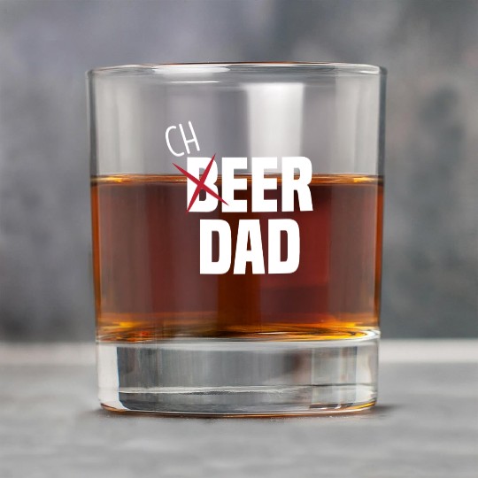 Funny Cheer Dad Cheerleading Dad Beer Rock Glasses