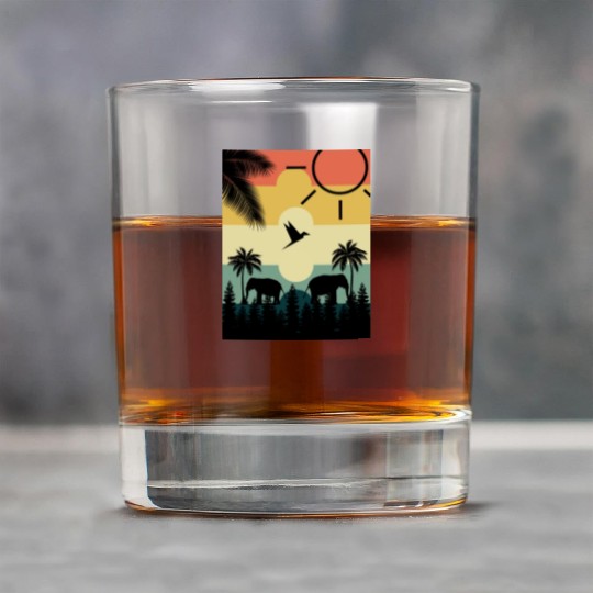 Vintage Elephant Rock Glasses