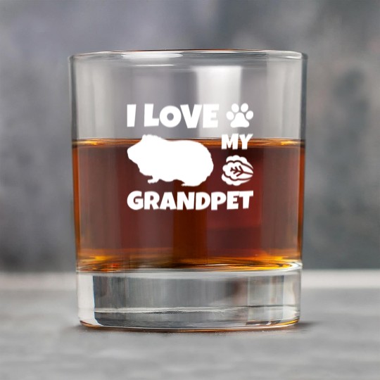 I Love My Grandpet Guinea Pig Rock Glasses
