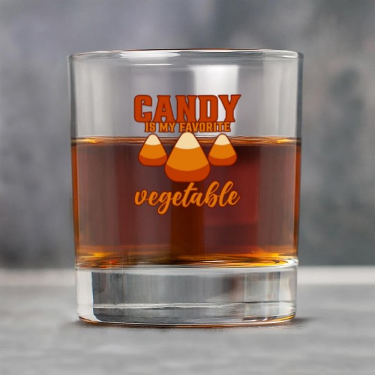 Candy Is My Favorite Vegetable 4 Rock Glasses
