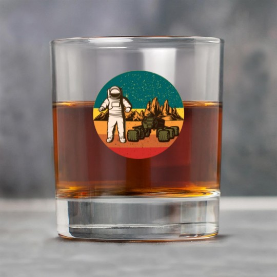 Astronaut on Mars Rock Glasses