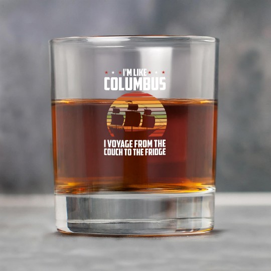 Columbus Day 1492 Rock Glasses