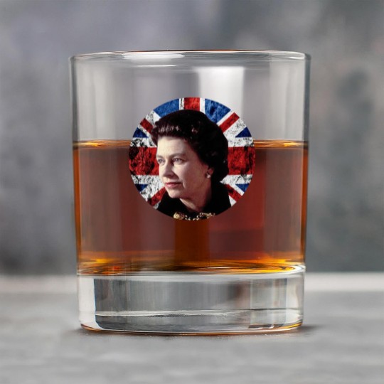 Queen Elizabeth II Rest in Peace Elizabeth Rock Glasses