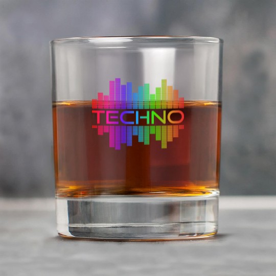 Techno Music Rainbow Spectrum Hard Dark Acid Rock Glasses