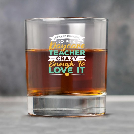 Daycare Teacher Childcare Educator Director Rock Glasses