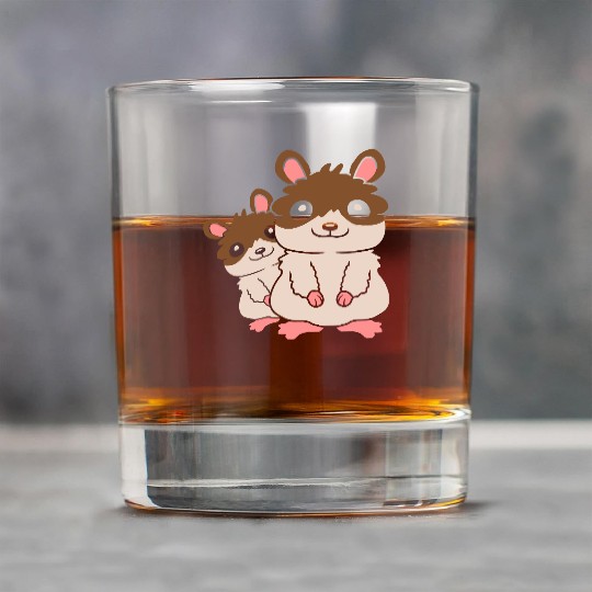 family hamster small child Rock Glasses