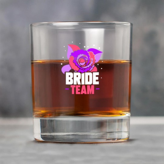 Bride Team Wedding Bachelorette Party Cute Rock Glasses