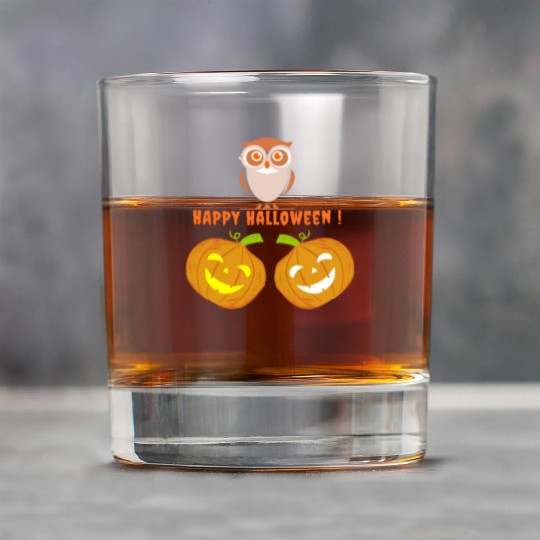 Happy Owloween Cute Halloween Owl Classic Rock Glasses