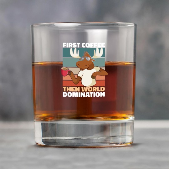 Moose Elk Coffee Sunglasses Rock Glasses