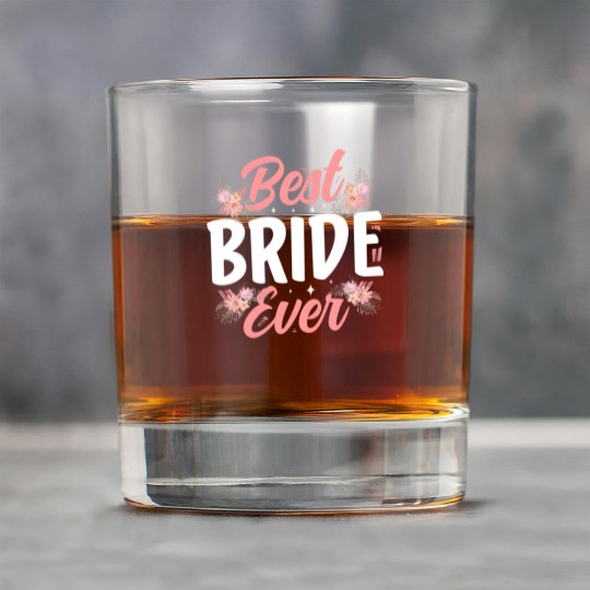 Best Bride Ever Bachelorette Party Wedding Cute Rock Glasses