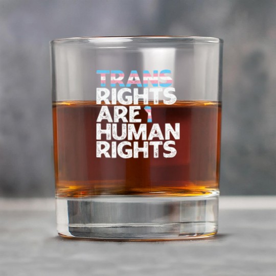 LBGT Flag Gay Pride Trans rights are human rights Rock Glasses
