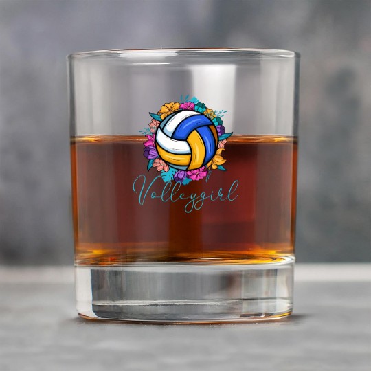 Volleygirl Beach Volleyball Rock Glasses