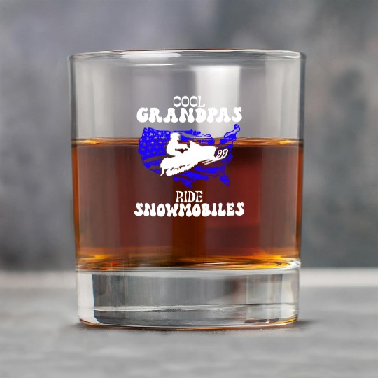 Funny Snowmobile Men Rock Glasses Snowmobiling Winter