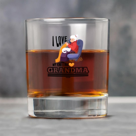 I Love My Grandma Rock Glasses