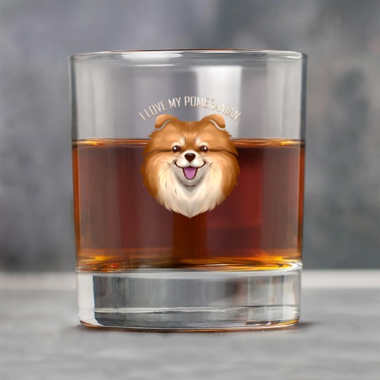 Dog Lover - I Love My Pomeranian Rock Glasses