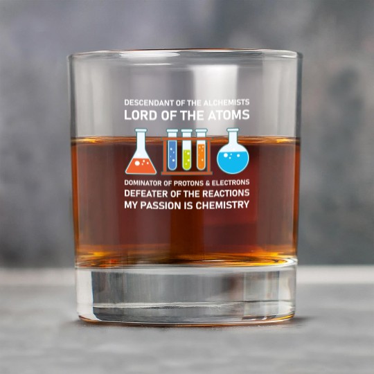 Chemistry Chemist Alchemists Alchemy Chemical Rock Glasses