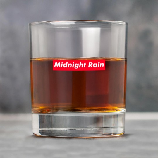 Midnight Rain red boxx Text Gift Music Fan Lover Rock Glasses
